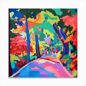 Abstract Park Collection Peoples Park Shanghai China 1 Canvas Print