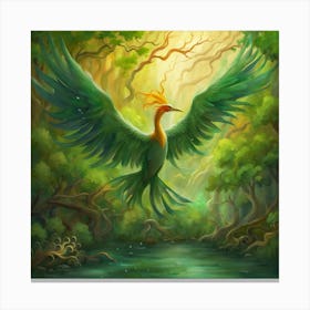 Beautiful Phoenix Painting Canvas Print