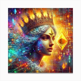 Queen ETH Canvas Print