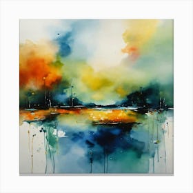 Nube De Colores Canvas Print