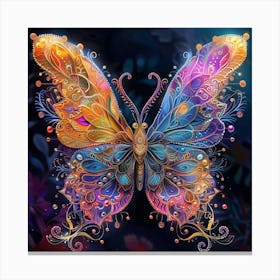 Butterfly Painting 1 Canvas Print