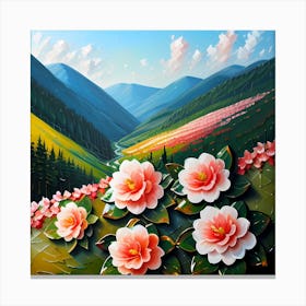 Russian Landscape Painting Canvas Print