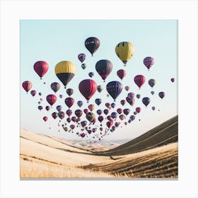 Hot Air Balloons In The Sky 8 Canvas Print