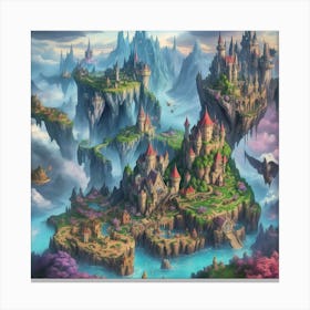 Magical And Enchanting World 2 Canvas Print