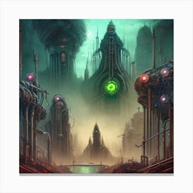 Futuristic City 4 Canvas Print