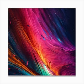  Abstract Pride Rainbow Canvas Print