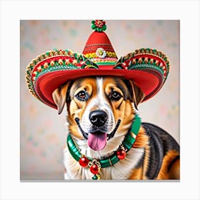 Mexican Dog 3 Canvas Print