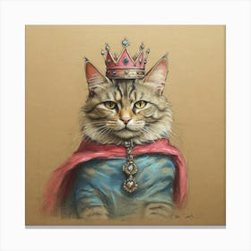 King Cat 15 Canvas Print