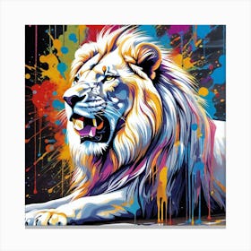 Lion Painting 88 Canvas Print