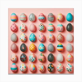 Pink Eggs Canvas Print