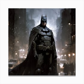 Richardvachtenberg Batman Remaining Solitary In The Midst Of Th C3d1db17 D7e3 488f 9ac1 8185f6acc909 Canvas Print