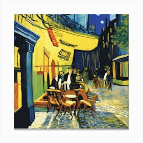 Cafe Terrace At Night, Van Gogh (5) 1 Canvas Print