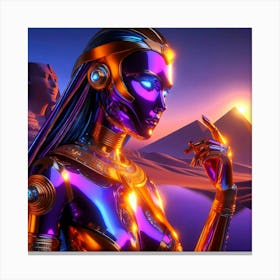 Cleopatra Portrait Artwork 30 Canvas Print