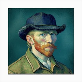 A Van Goghian Portrait Canvas Print