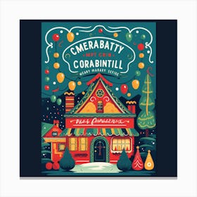 Merry Christmas Corbinill Canvas Print