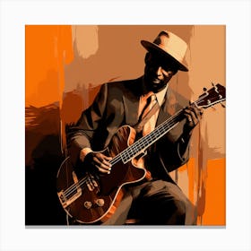 Blues Man Canvas Print