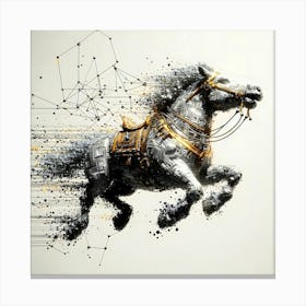 Creative Horse Beauty Illustration Nr 149 Canvas Print