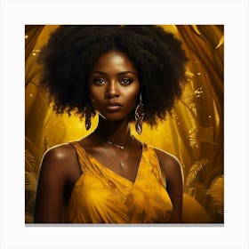 Golden Goddess Canvas Print