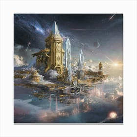 Space City Canvas Print