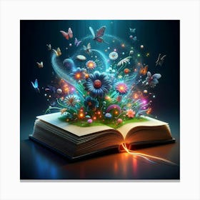 Book Of Magic Canvas Print