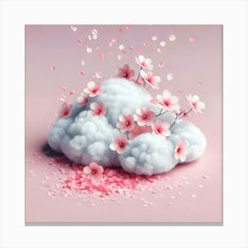 Cherry Blossoms On A Cloud Canvas Print