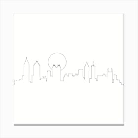 Atlanta Skyline Canvas Print