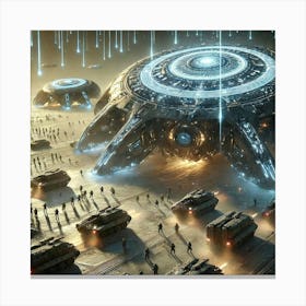 Astral Shield Vehicles Role Converted Canvas Print