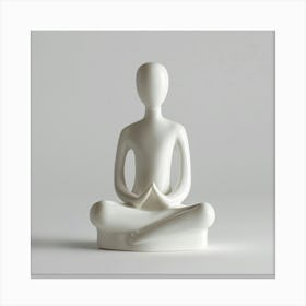 Meditating Man 2 Canvas Print