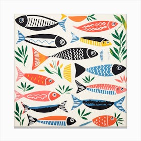 Sardines From Amsterdam 2 Canvas Print