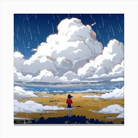 Rainy Day On Earth Canvas Print