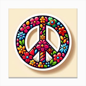 Peace Sign 1 Canvas Print