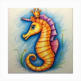 Seahorse 10 Canvas Print