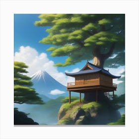 Tree House Canvas Print