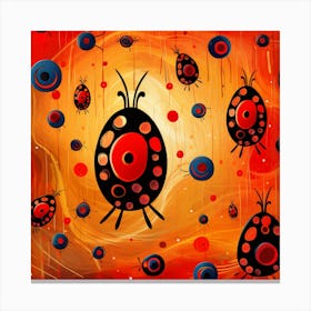 Ladybugs 1 Canvas Print