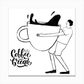 Coffee Break 2 Canvas Print