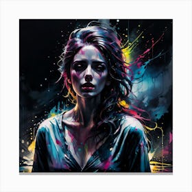 'Dark Girl' Canvas Print