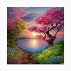 Cherry Blossoms Canvas Print