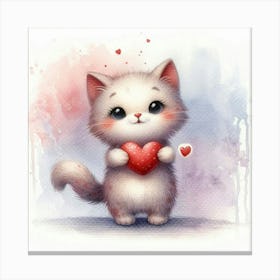 Cute Cat 3 Canvas Print