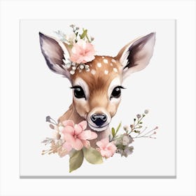 Cute Fawn 3 Canvas Print