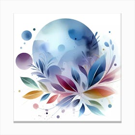 Abstract Watercolor Painting 25 Canvas Print