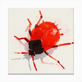 Red Ladybug Canvas Print