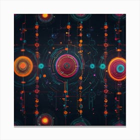 Abstract Background Canvas Print