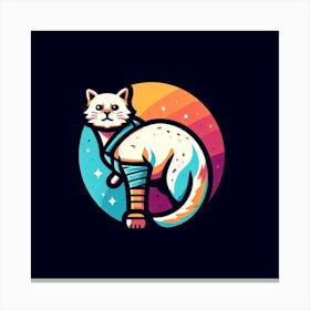 Space Cat Canvas Print