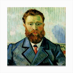 Portrait Of Joseph Roulin, Vincent Van Gogh 4 Canvas Print