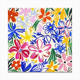 Floral Painting Matisse Style 12 Canvas Print