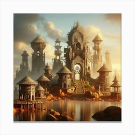 Fantasy City Canvas Print