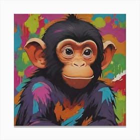 Chimpanzee Canvas Print