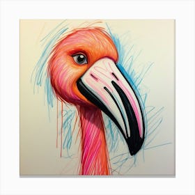 Flamingo 78 Canvas Print