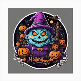 Halloween Witch 5 Canvas Print