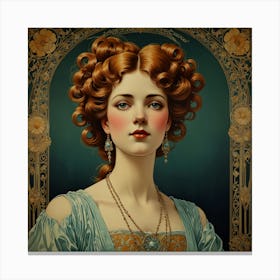 Victorian Lady Canvas Print